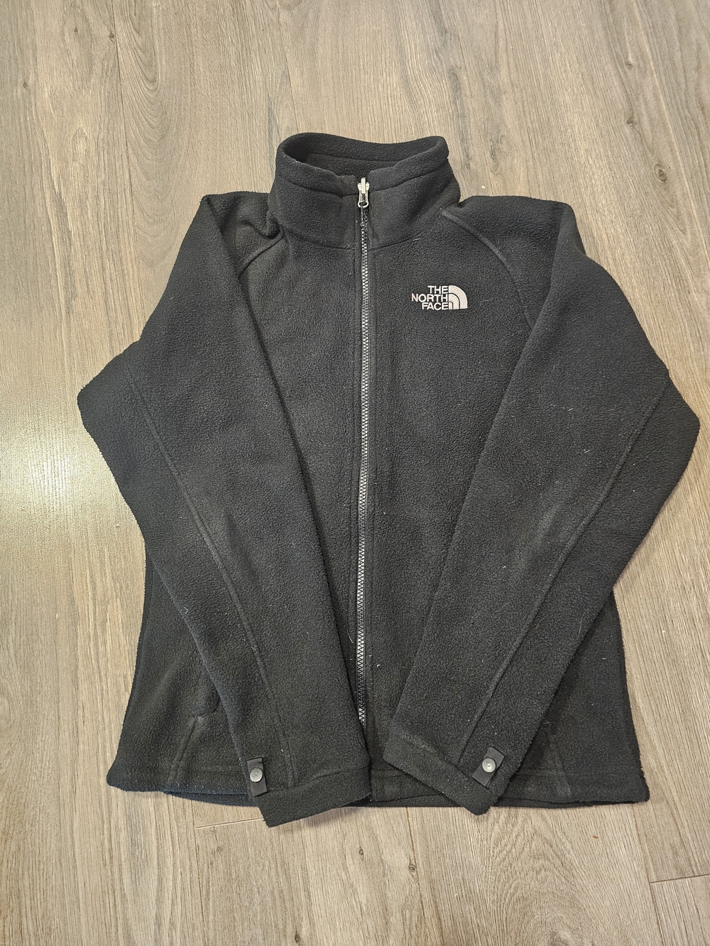 The North Face Men's Black Fleece Jacket - Full Zip - Size Small